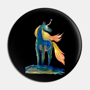 Sorbet unicorn Pin