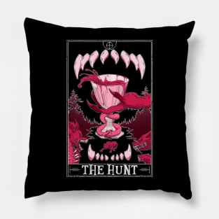 The Hunt Tarotesque (Dark) Pillow