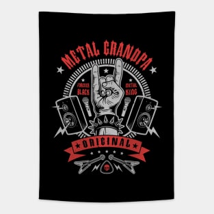 Metal Grandpa Tapestry