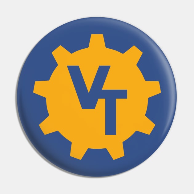 VTU Vault Logo - Fanart - Pin | TeePublic