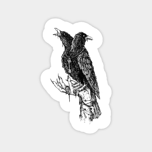 crow Magnet by rudoi