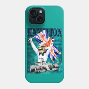 Hamilton Effect: Britannia Rules the Race!_Retro Art Phone Case