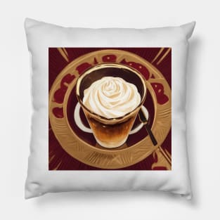 Coffee Vintage Since Cafe Retro Pillow