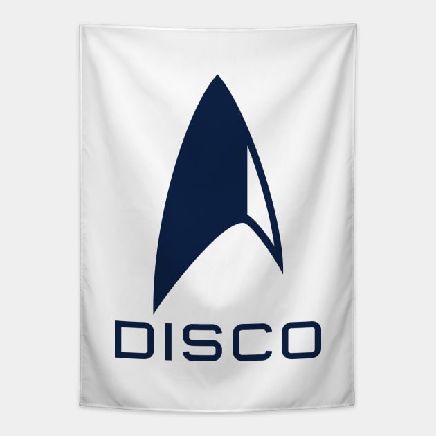 Star Trek: Discovery Disco - Delta (navy) Tapestry by frankpepito