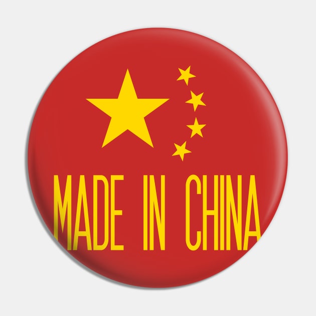 Made in China (Yellow) Pin by Graograman