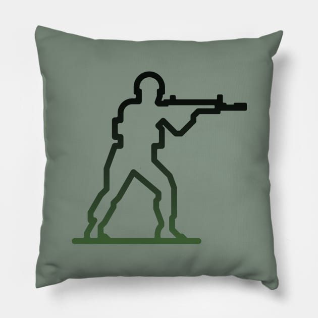 Toy Soldier Pillow by oksalyesilok