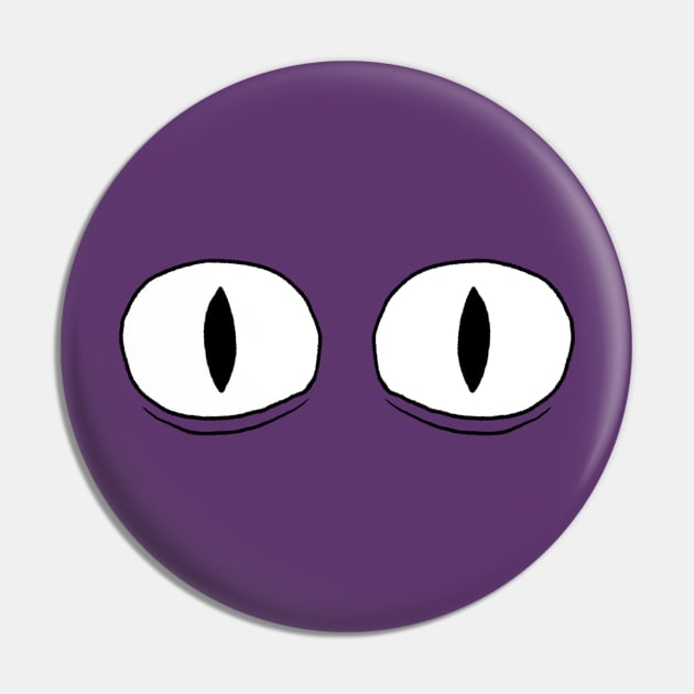 Cartoon Eyes - Surprised Face Pin by TheWanderingFools