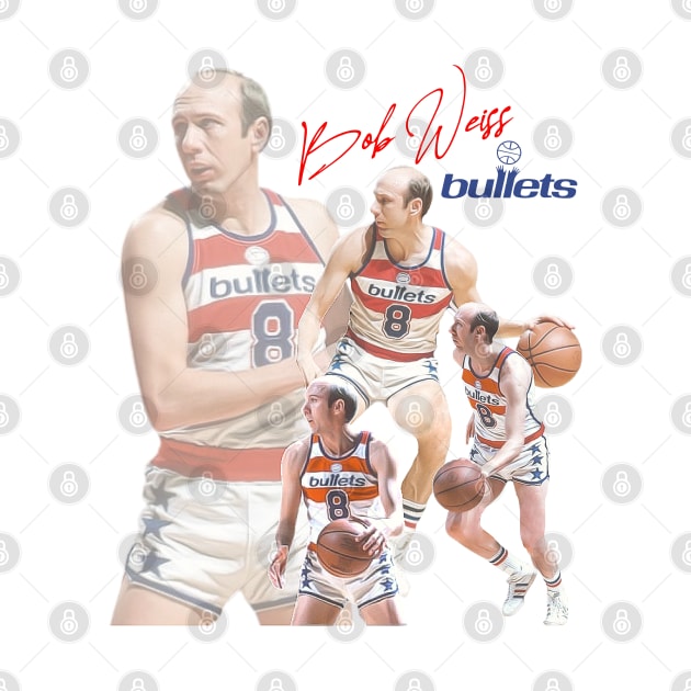 Bullets Bob Weiss Defunct Basketball Design by darklordpug