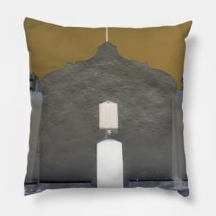 st john the baptist church trancoso yellow sky Pillow