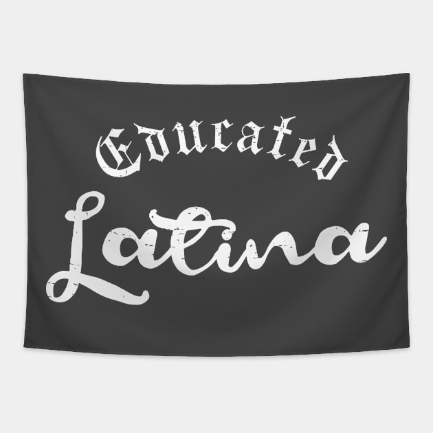 Educated Latina Tapestry by verde