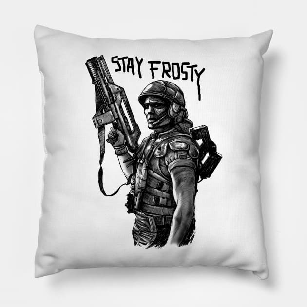 Stay Frosty Pillow by bohater13