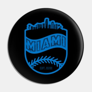 Miami Baseball 01 Pin