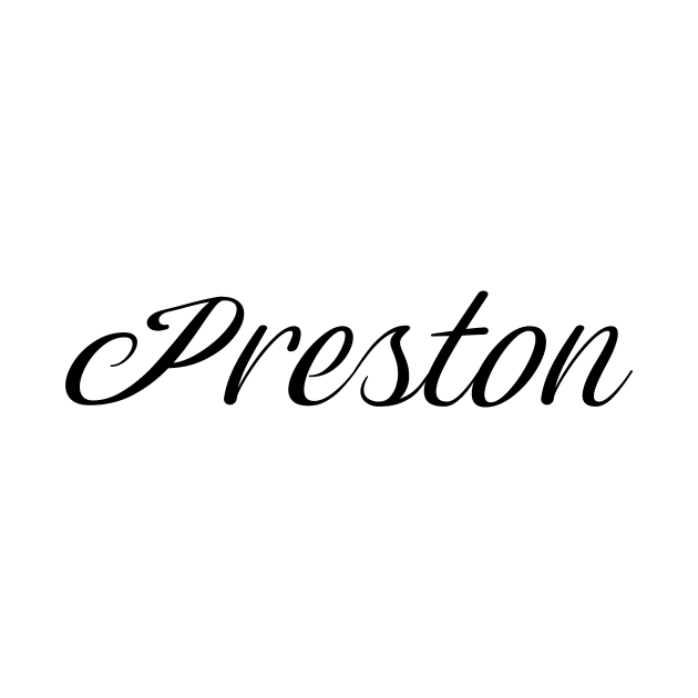 Name Preston by gulden