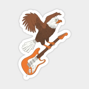 psychedelic eagle Magnet