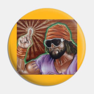 Macho Man Pin