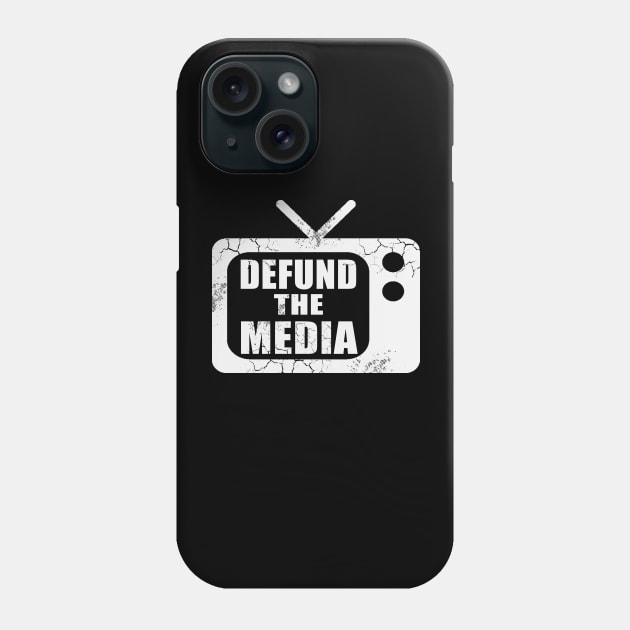 Defund The Media Fake News Phone Case by E