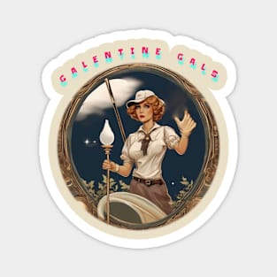 Galentines gal golfer Magnet