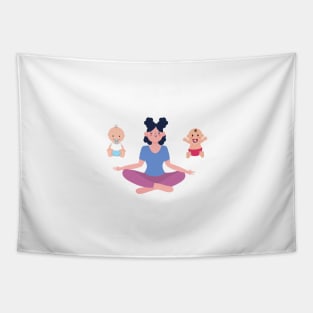 Mom Life Juggling Everything Tapestry