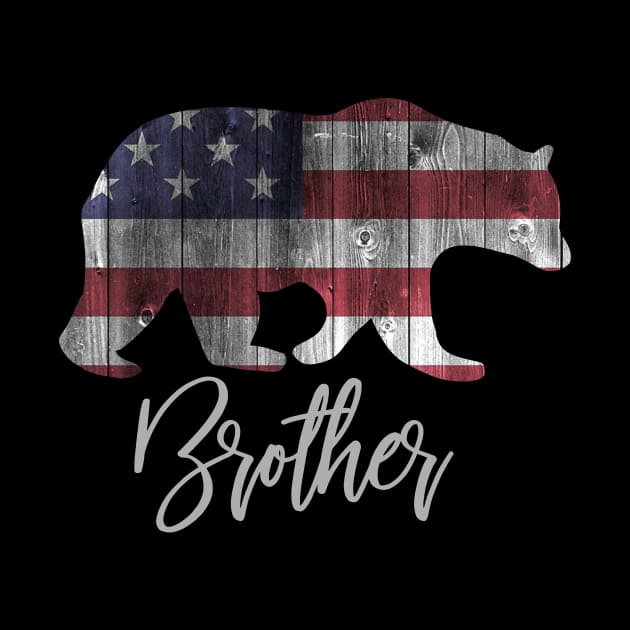 Brother Bear 4th of july flag american by sevalyilmazardal