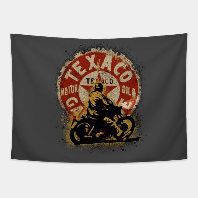 Biker TEX Tapestry by Midcenturydave