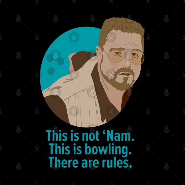 Walter Sobchak - Bowling Rules in 'The Big Lebowski' Tribute by Boogosh