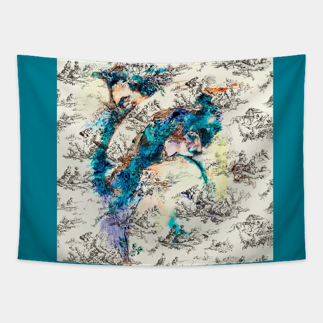 Hug Tapestry by ornellamoran