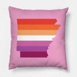 Arkansas Lesbian Pride Pillow