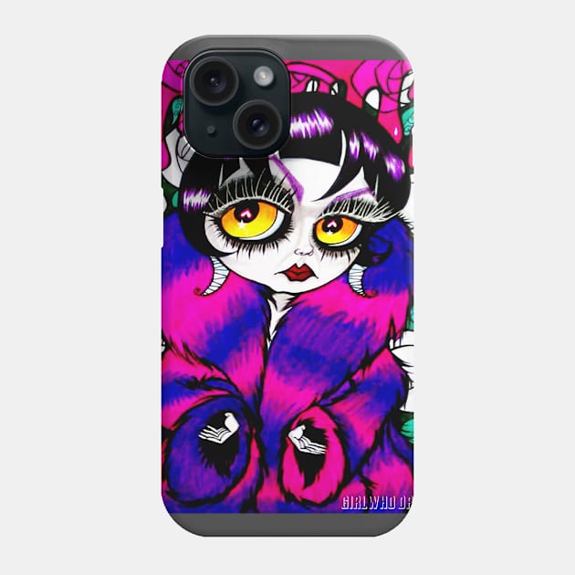 Queen of Hearts Phone Case by GirlWhoDrewYou