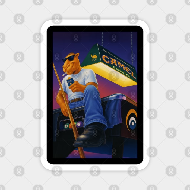 Joe Camel Pool Hall King Shirt Magnet by Shit Post Hero