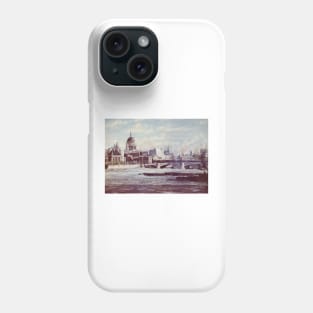 BLACKFRIERS BRIDGE, ST PAULS AND THE CITY OF LONDON Phone Case