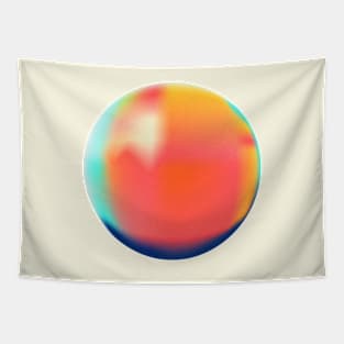 Bright Gradient Sphere Tapestry