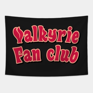 Valkyrie fan club red Tapestry