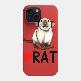 I LOVE RATS - Siamese Phone Case