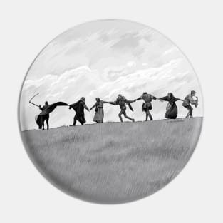 The Seventh Seal Illustration Pin