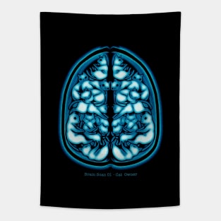 Cats Owner Head Tapestry
