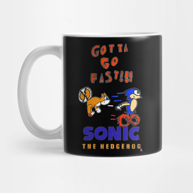 Sonic The Hedgehog - Fast Sonic Coffee Mug - Shirtstore