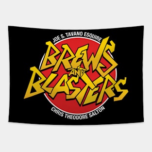 Brews and Blasters Wild Logo Tapestry