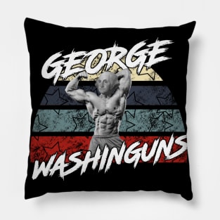 George Washinguns - white Pillow