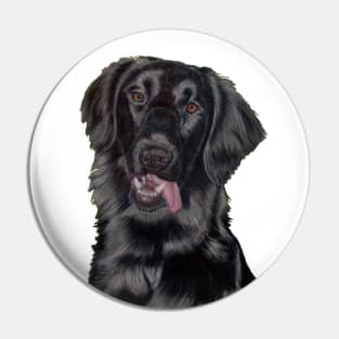 Flatcoated retriever - Pastel Pin