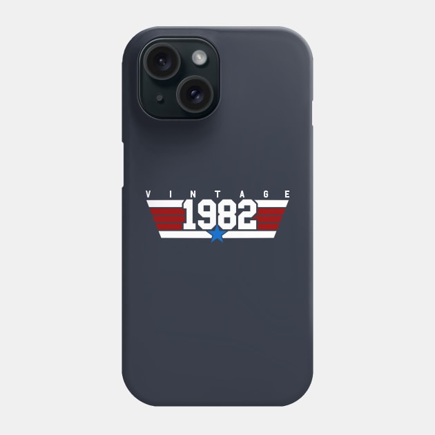 Vintage 1982 Aviator Phone Case by Styleuniversal