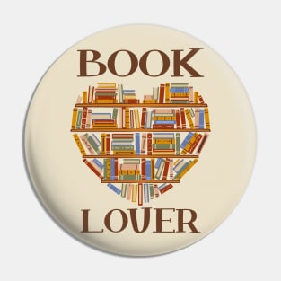 Book Lover Pin