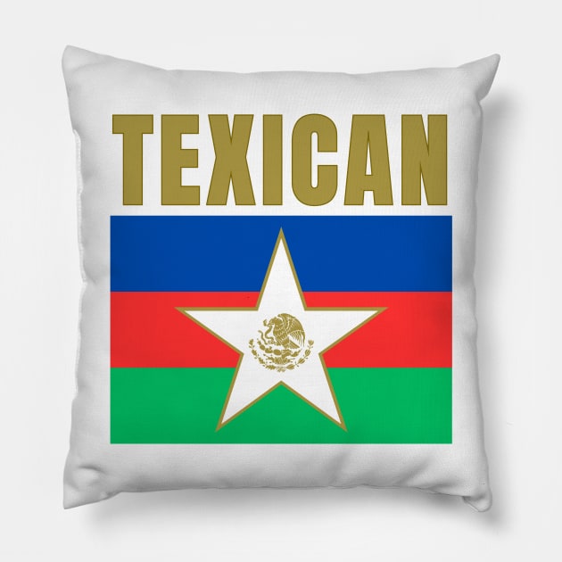 Texican Flag Pillow by TEXICAN