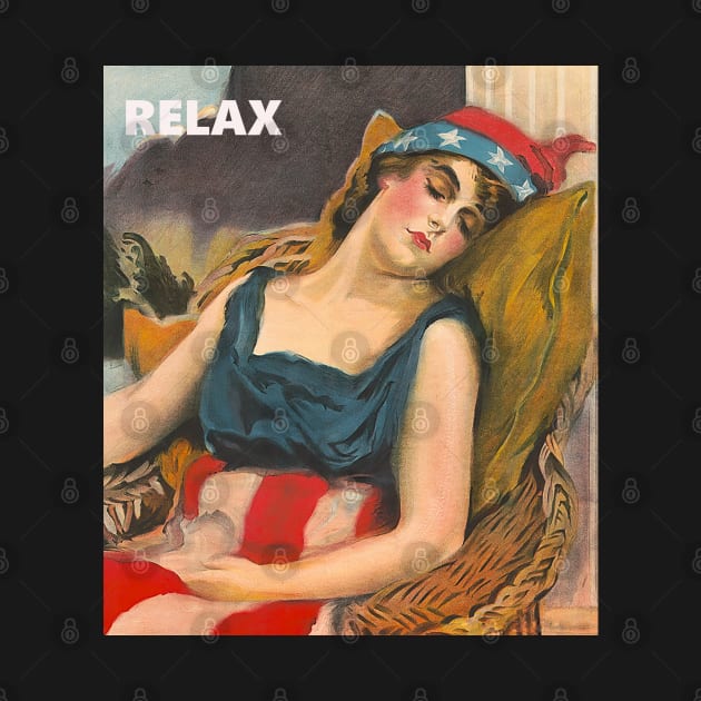 Vintage Relaxation Print by ArtShare