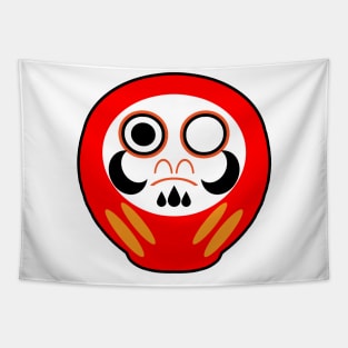 Cute Lucky Daruma Tapestry