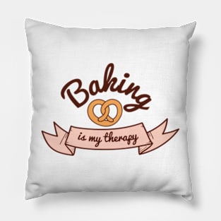 Baking Is My Therapy, Gift For Father, Gift For Fathers, Gift For Dad, Gift For Daddy Pillow