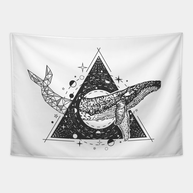 Whale Tapestry by TambuStore