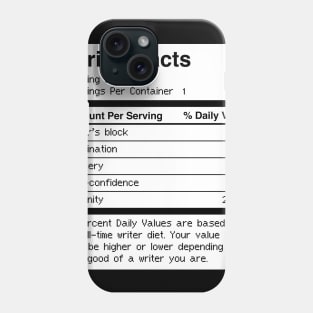 Facts | Funny Novelist Writer Gift Phone Case