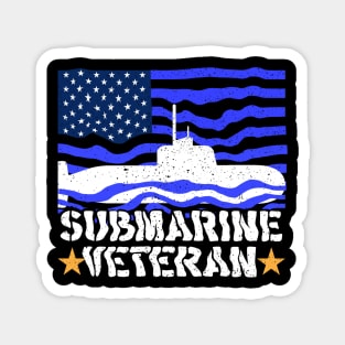 Submarine veteran USA American hero veterans day Magnet