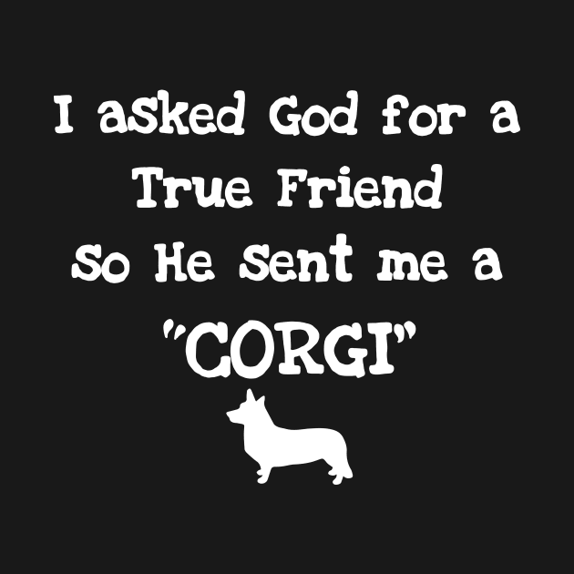 I asked God for a True Friend by Corgiver