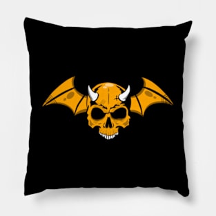 Bat style skull Pillow